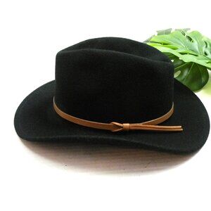 Turner Hat Company American Sportsman Black Felt Wool Hat XL